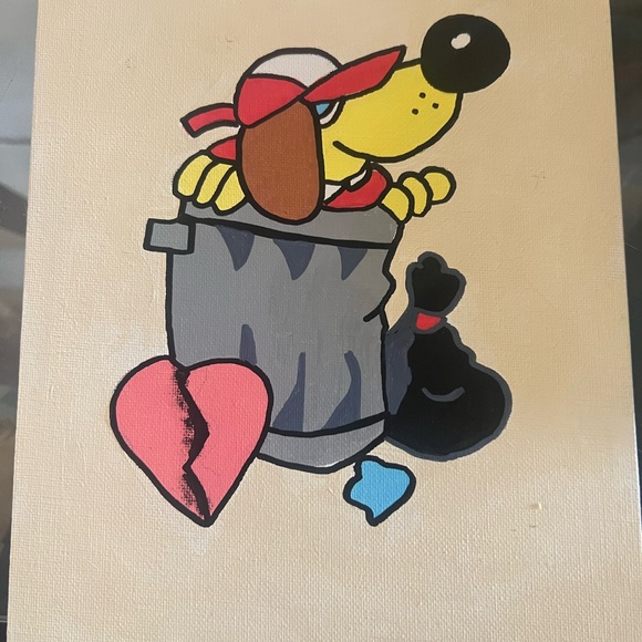 Other - Cartoon Dog Trash Art
